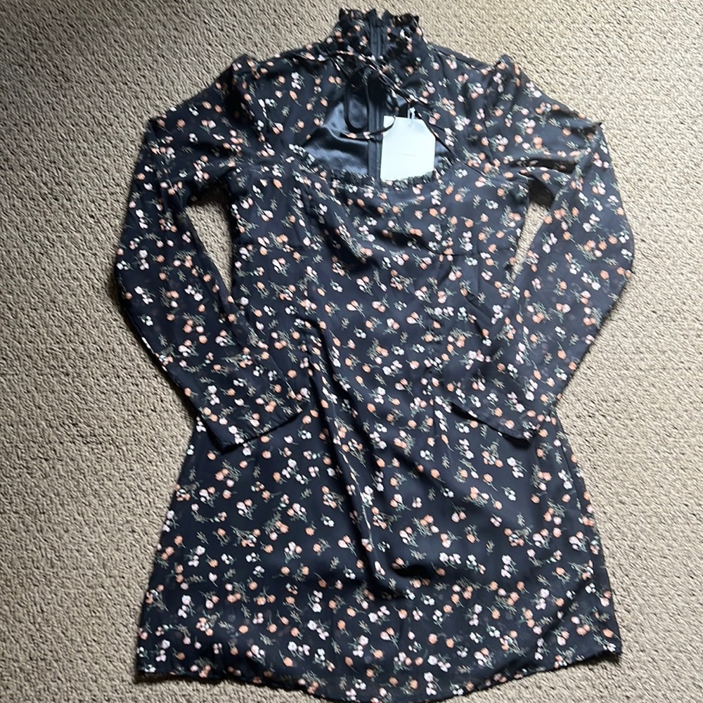 Black Floral Dress by 70F/21C Brand